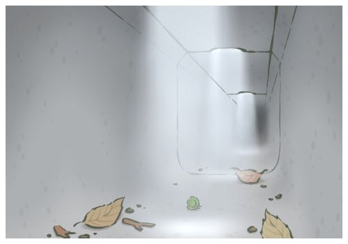 滑雪不會剎車女生一路靠吼下坡