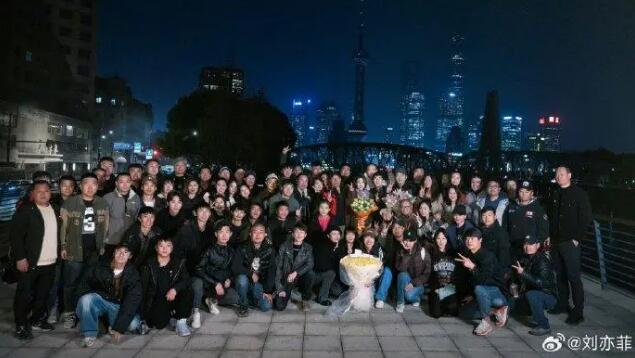 劉亦菲發(fā)文感謝所有人