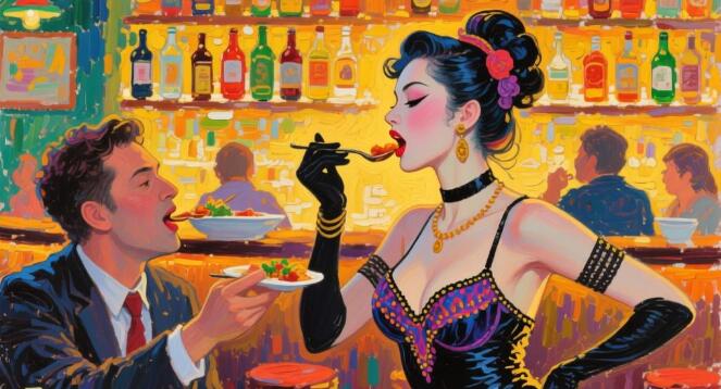 杭州酒館被曝提供女舞者用嘴喂食服務(wù)