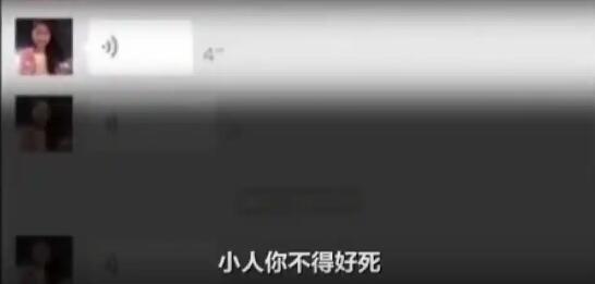 翟欣欣辱罵蘇某某語音曝光